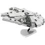 Metal Earth Set of 5 3D Laser Cut Star Wars Models: X-Wing, TIE Fighter, Imperial Star Destroyer, Darth Vaders TIE Fighter and Millennium Falcon