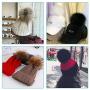 SIQUK 24 Pieces Faux Fur Pom Pom Balls DIY Faux Fox Fur Fluffy Pom Pom with Elastic Loop for Hats Keychains Scarves Gloves Bags Accessories(12 Colors, 2 Pcs for Each Color)