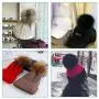SIQUK 24 Pieces Faux Fur Pom Pom Balls DIY Faux Fox Fur Fluffy Pom Pom with Elastic Loop for Hats Keychains Scarves Gloves Bags Accessories(12 Colors, 2 Pcs for Each Color)