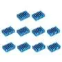 uxcell Electronic Radiators Heatsink for MOS GPU IC Chip Blue 30 x 20 x 10 mm 10pcs