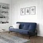 DHP Vermont Metal Futon Frame, Classic Design, Full Sized - Black