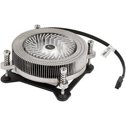 CPU Cooler 1U Low Profile CPU Cooling Fan Full Copper & Aluminum Structure 60 mm PWM Fan & 4-Pin Connector, Slim 27mm Height Saves Internal Space 13dBA Silent Noise Level High End 2 Ball Bearing