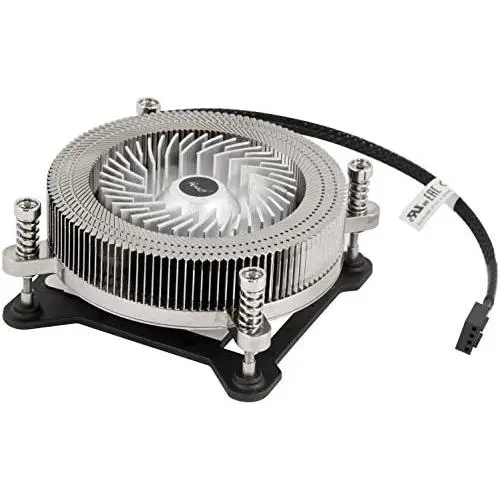 CPU Cooler 1U Low Profile CPU Cooling Fan Full Copper & Aluminum Structure 60 mm PWM Fan & 4-Pin Connector, Slim 27mm Height Saves Internal Space 13dBA Silent Noise Level High End 2 Ball Bearing CPU Cooler 1U Low Profile CPU Cooling Fan Full Copper & Aluminum Structure 60 mm PWM Fan & 4-Pin Connector, Slim 27mm Height Saves Internal Space 13dBA Silent Noise Level High End 2 Ball Bearing
