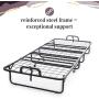 Milliard Diplomat Folding Bed – Twin Size - with Luxurious Memory Foam Mattress and a Super Strong Sturdy Frame – 75” x 38
