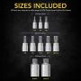 LEXIVON XZN Triple Square Spline Bit Socket Set, Premium S2 Alloy Steel | 10-Piece European Style M4 - M18 Set | Enhanced Storage Case (LX-145)