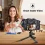 Zeadio Metal Mini Tripod + Ball Head Mount, with 1/4 Inch Screw Desktop Tabletop Stand Tripod, Fits for Smooth 4, Osmo Mobile, Vimble 2, Gimbal Handle Grip Stabilizer and All Cameras Zeadio Metal Mini Tripod + Ball Head Mount, with 1/4 Inch Screw Desktop Tabletop Stand Tripod, Fits for Smooth 4, Osmo Mobile, Vimble 2, Gimbal Handle Grip Stabilizer and All Cameras