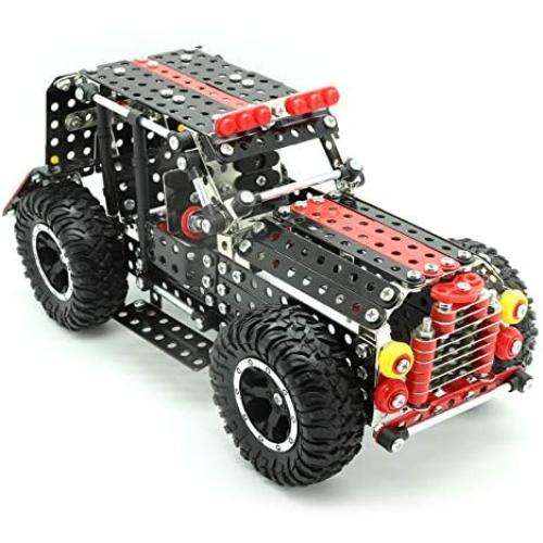 STEM Building & Learning Toys | 4x4 Metal Car Construction DIY Engineering Kit | Educational Model Vehicle Set for Boys, Girls, Kids Age 8 9 10 11 12 13 14, Teens, Adults | Build & Take Apart Project STEM Building & Learning Toys | 4x4 Metal Car Construction DIY Engineering Kit | Educational Model Vehicle Set for Boys, Girls, Kids Age 8 9 10 11 12 13 14, Teens, Adults | Build & Take Apart Project