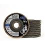 BHA Grinding and Sanding Flap Discs T27, 4-1/2'' x 7/8'', 120 Grit - 10 Pack