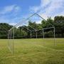 Quictent 10’x20’ Carport Car Canopy Heavy Duty Galvanized Frame Car Shelter with Ground Bar-White