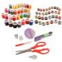 eZthings Professional Sewing Supplies Variety Sets and Kits for Arts and Crafts (Sewing Supplies + Threads Set)