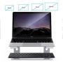 Laptop Stand for desk, Detachable Laptop Riser Notebook Holder Stand Ergonomic Aluminum Laptop Mount Computer Stand, Compatible with MacBook Air Pro, Dell XPS, Lenovo More 10-18'' Laptops