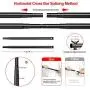Emart 8.5 x 10 ft Photo Backdrop Stand , Adjustable Photography Muslin Background Support System Stand for Photo Video Studio