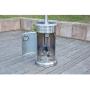 Style Selections/Garden Treasures 48,000 BTU Stainless Steel Floorstanding Liquid Propane Patio Heater