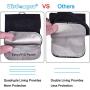 Faraday Bag for Key Fob, Wisdompro RFID Key Fob Protector RF Car Signal Blocking, Anti-Theft Pouch, Anti-Hacking Case Blocker - Black