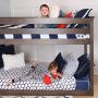 Max & Lily Solid Wood Twin Low Bunk Bed, Clay