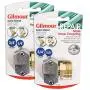2 Pack - Gilmour Heavy Duty Brass and Metal Male Hose Repair Clamp Coupling - Barbed Mender for Garden Hoses - 01MZ 2 Pack - Gilmour Heavy Duty Brass and Metal Male Hose Repair Clamp Coupling - Barbed Mender for Garden Hoses - 01MZ