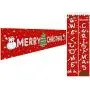 3 Pieces Merry Christmas Banner Large Christmas Porch Hanging Sign for Indoor Outdoor Christmas Decoration Party Supplies 3 Pieces Merry Christmas Banner Large Christmas Porch Hanging Sign for Indoor Outdoor Christmas Decoration Party Supplies