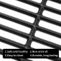 N / A [3 Units] 16 15/16'' Cast Iron Grill Grate Cooking Replacement for Charbroil Advantage 463343015, 463344015, 463344116,Kenmore Gas Grill G467-0002-W1