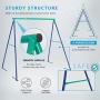 VIVOHOME Metal Swing Frame Full Steel Stand, Hold up to 440 lbs, Saucer Swing NOT Included