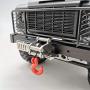 Baoer Metal Front Bumper Protection Board Winch for MN-90 MN-91 MN-99 MN-99S 1/12 2.4G 4WD RC Car Upgrade Spare Parts Black Bumper + Protection Board + Winch