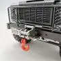 Baoer Metal Front Bumper Protection Board Winch for MN-90 MN-91 MN-99 MN-99S 1/12 2.4G 4WD RC Car Upgrade Spare Parts Black Bumper + Protection Board + Winch