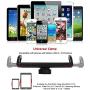 Spessn Tablet/Phone Clip, Replacement Floor Stand Swivel 360° Rotating Tablet Holder Fit for 4-13.5'' Phone / Tablets Clamp - Black