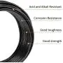Aluminum Wire Black 3.0 mm 32.8 feet(10 M) Sculpture Metal Wire,Armature Wire for Clay,Wire for Crafts
