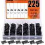 Rustark 225 Pcs 6 Size SAE U-nut Clip Assortment Auto Car Speed Nuts Fastener with Store Box for Dash Door Panel Interior Rustark 225 Pcs 6 Size SAE U-nut Clip Assortment Auto Car Speed Nuts Fastener with Store Box for Dash Door Panel Interior