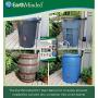 EarthMinded DIY Rain Barrel Diverter and Parts Kit - Water Collection System To Convert Containers into Rain Barrels - Catch Rain Water for Outdoor Chores - RBK-0001