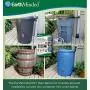 EarthMinded DIY Rain Barrel Diverter and Parts Kit - Water Collection System To Convert Containers into Rain Barrels - Catch Rain Water for Outdoor Chores - RBK-0001