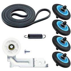 Updated Dryer Repair Kit for Samsung Drum Roller DC97-16782A,Dryer Belt 6602-001655, Idler Pulley DC93-00634A, Replacement AP5325135 AP4373659 AP6038887 PS4221885 PS4133825