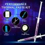 HY-880-10pcs(1PCS-1g)-CPU Thermal Paste Kit 5.15W/m- CPU Paste Thermal Compound Heatsink Paste Silicon Grease for PC CPU GPU LED PS4....