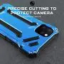 Bpowe iPhone 11 Case,Gundam Aluminum Metal Premium Protection Hard Shockproof Military Bumper Heavy Duty Sturdy Protective Cover Case for iPhone 11 (Blue, iPhone 11 6.1'')