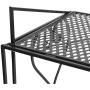 Microwave Stand Metal Microwave oven Shelf Rack DoubleWin Dish Rack Kitchen Organizer Counter Cabinet Storage Racks-Black