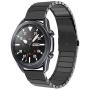 Valkit Compatible Samsung Galaxy Watch 3 45mm/Galaxy Watch 46mm Bands, 22mm Link Bracelet for Men Women Stainless Steel Wrist Band Metal Strap for Galaxy Watch 3 45mm/Gear S3 Frontier, Black