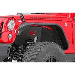 Rough Country Front Inner Fenders (fits) 2007-2018 Jeep Wrangler JK | Under Fender Armor | 1195