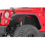 Rough Country Front Inner Fenders (fits) 2007-2018 Jeep Wrangler JK | Under Fender Armor | 1195