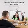Angetube Streaming 1080P HD Webcam Built in Adjustable Ring Light and Mic. Advanced autofocus AF Web Camera for Google Meet Xbox Gamer Facebook YouTube Streamer