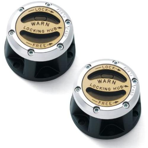 WARN 34581 Premium Manual Locking Hub with Zinc Aluminum Alloy Dial, Dual Seals and 26 Splines, Chrome, 1 Pair WARN 34581 Premium Manual Locking Hub with Zinc Aluminum Alloy Dial, Dual Seals and 26 Splines, Chrome, 1 Pair