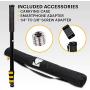 KODAK PhotoGear 72” Portable Monopod | 21”-72” Lightweight Aluminum Monopod | 4-Section Flip Lock Adjustment, Smartphone Adapter, Rubber Foot with Retractable Spike, Wrist Strap & Bonus E-Guide & Case