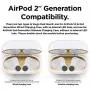 elago AirPods 2 Dust Guard (Gold, 1 Set) Dust-Proof Metal Cover, Luxurious Finish, Must Watch Installation Video - Compatible with Apple AirPods 2 Wireless Charging Case[US Patent Registered]