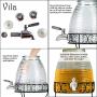 Vila Beverage Dispenser Replacement Spigot, Stainless Steel No-Rust Spout, Installation under 10-Minutes, Excellent Continuous Flow, Sturdy, Stylish Alternative for Flimsy Plastic Taps