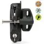 National Hardware V6203 LTCH DLUX BLK N346-202 5-7/8'' LokkLatch Deluxe Keyed Automatic Gate Lock Latch in Black National Hardware V6203 LTCH DLUX BLK N346-202 5-7/8'' LokkLatch Deluxe Keyed Automatic Gate Lock Latch in Black