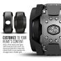 Cooler Master MasterAir Maker 8 High-end CPU Air Cooler, 3D Vapor Chamber Base, 8 Heatpipes, Aluminum Fins, Dual Silencio FP120 Fans AMD/Intel LGA1151/2066