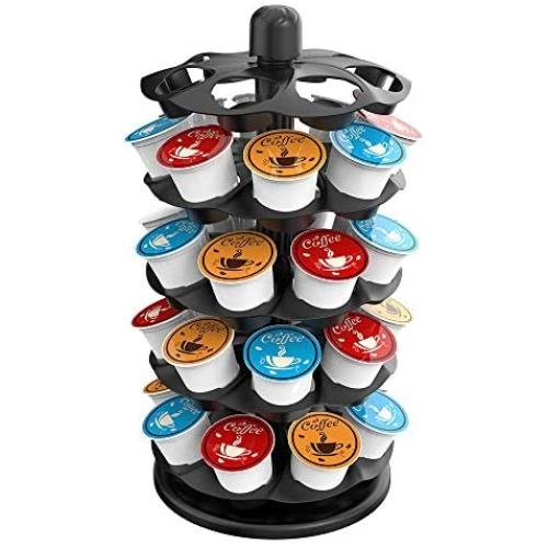 EVERIE Coffee Pod Carousel Holder Organizer Compatible with 40 Keurig K Cup Pods, KRS4005