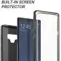 YOUMAKER Case for Galaxy Note 9, Full Body Heavy Duty Protection with Built-in Screen Protector Shockproof Rugged Cover for Samsung Galaxy Note 9 (2018) 6.4 inch - Gun Metal/Black