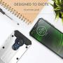 Motorola Moto G7 Power Case, Evocel [Explorer Series Pro] Premium Full Body Case with Glass Screen Protector, Belt Clip Holster, Metal Kickstand for Motorola Moto G7 Power (XT1955), Silver