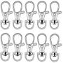 Bonayuanda Pack of 30 Metal Swivel Clasps Lanyard Snap Hook Lobster Claw Clasp Jewelry Findings