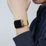 iiteeology Compatible with Apple Watch Band 40mm 38mm, Upgraded Version Solid Stainless Steel Band Business Replacement iWatch Strap for Apple Watch Series 6/5/4/3/2/1/SE - Yellow Gold