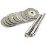 Dophee 10pcs Mini Diamond Coated Cutting Off Discs Fit Rotary Tool Replacement for Dremel Drill (16mm) Dophee 10pcs Mini Diamond Coated Cutting Off Discs Fit Rotary Tool Replacement for Dremel Drill (16mm)